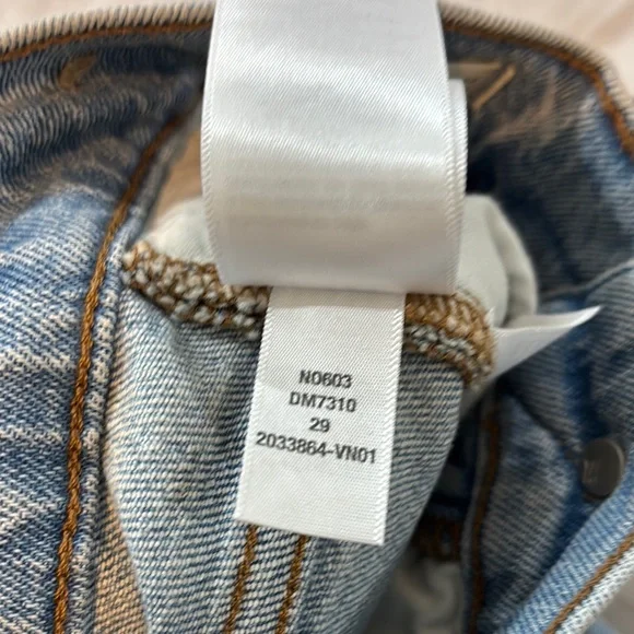 Madewell Blue Relaxed Fit Ankle Jeans Size 29 - Picture 4 of 5